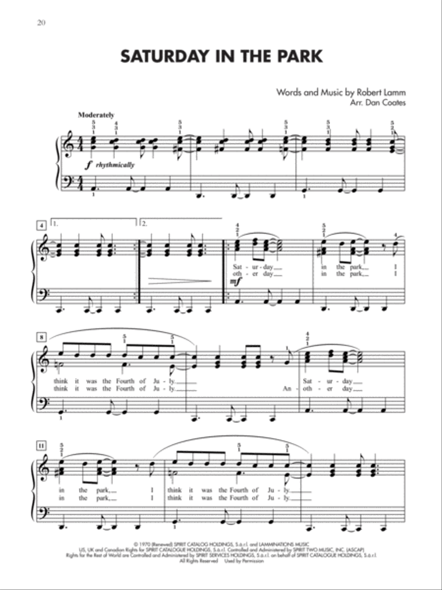 Classic Rock Hits for Teens 1-3 (Value Pack) Piano Solo scores gallery preview page 24
