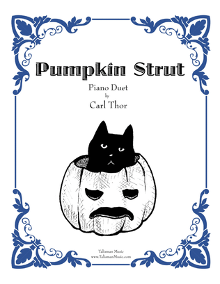 Book cover for Pumpkin Strut (piano duet)