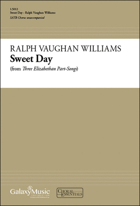 Book cover for Sweet Day from Three Elizabethan Partsongs
