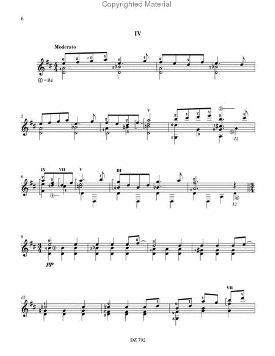 20 Miniatures (CD incl.) Classical Guitar scores gallery preview page 2