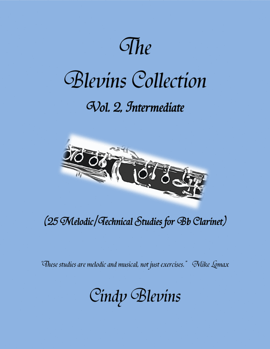 Clarinet Studies, Intermediate Clarinet Studies, Intermediate Clarinet Solo scores gallery preview page 1