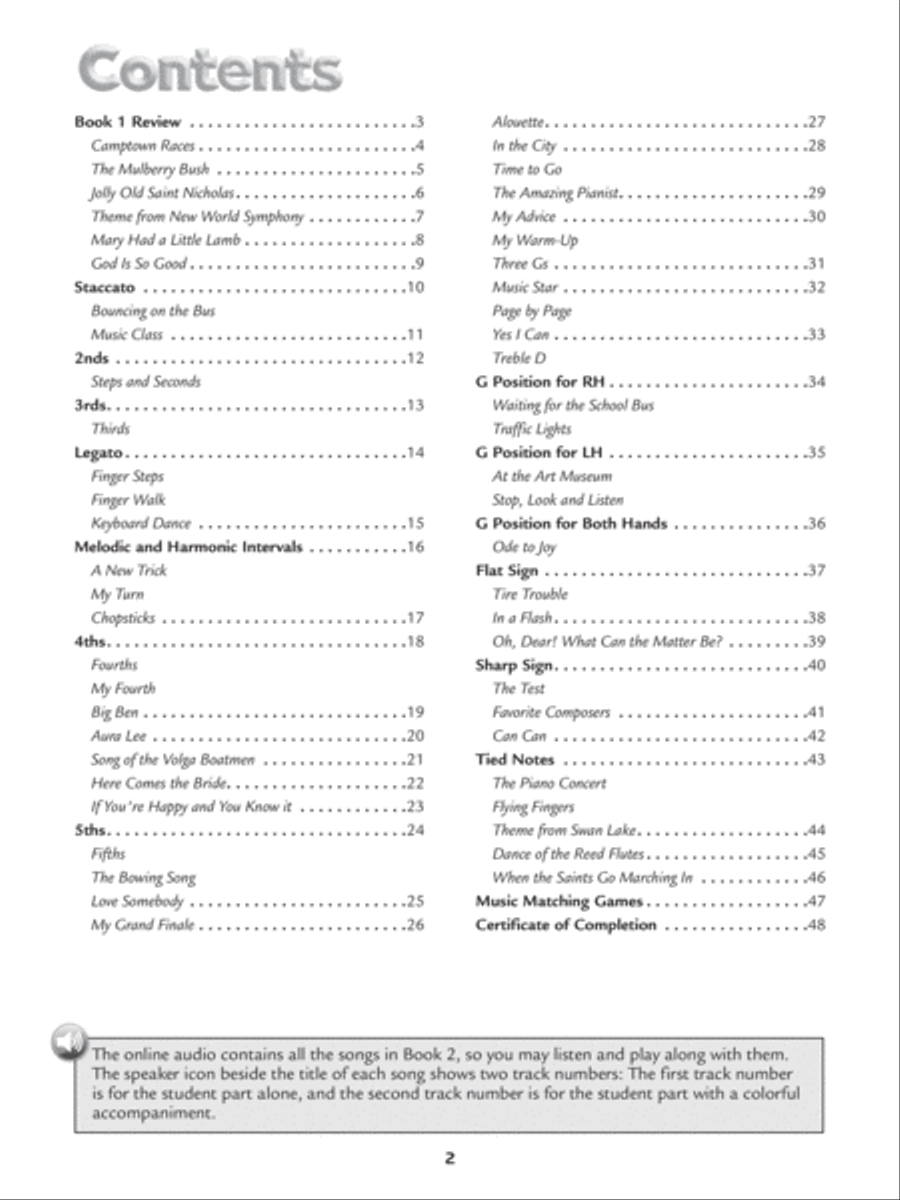 Alfred's Kid's Piano Course, Book 2 Piano Method scores gallery preview page 2