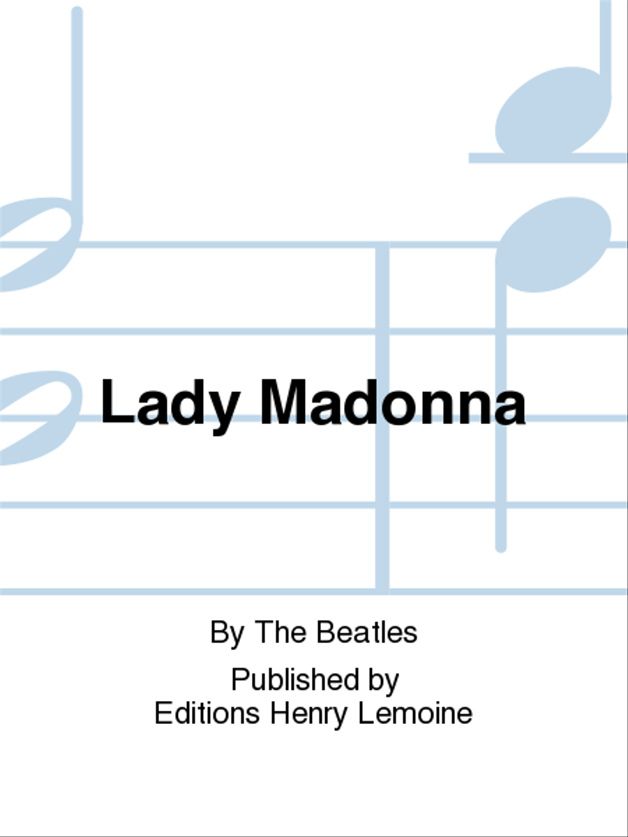 Lady Madonna Guitar Ensemble scores gallery preview page 1