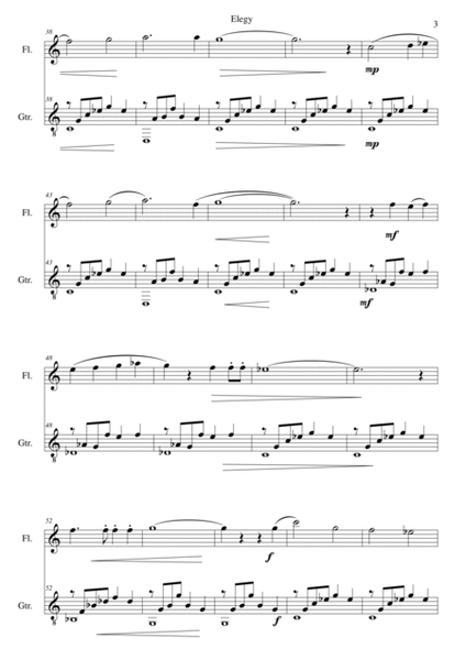 Elegy for flute and guitar image number null