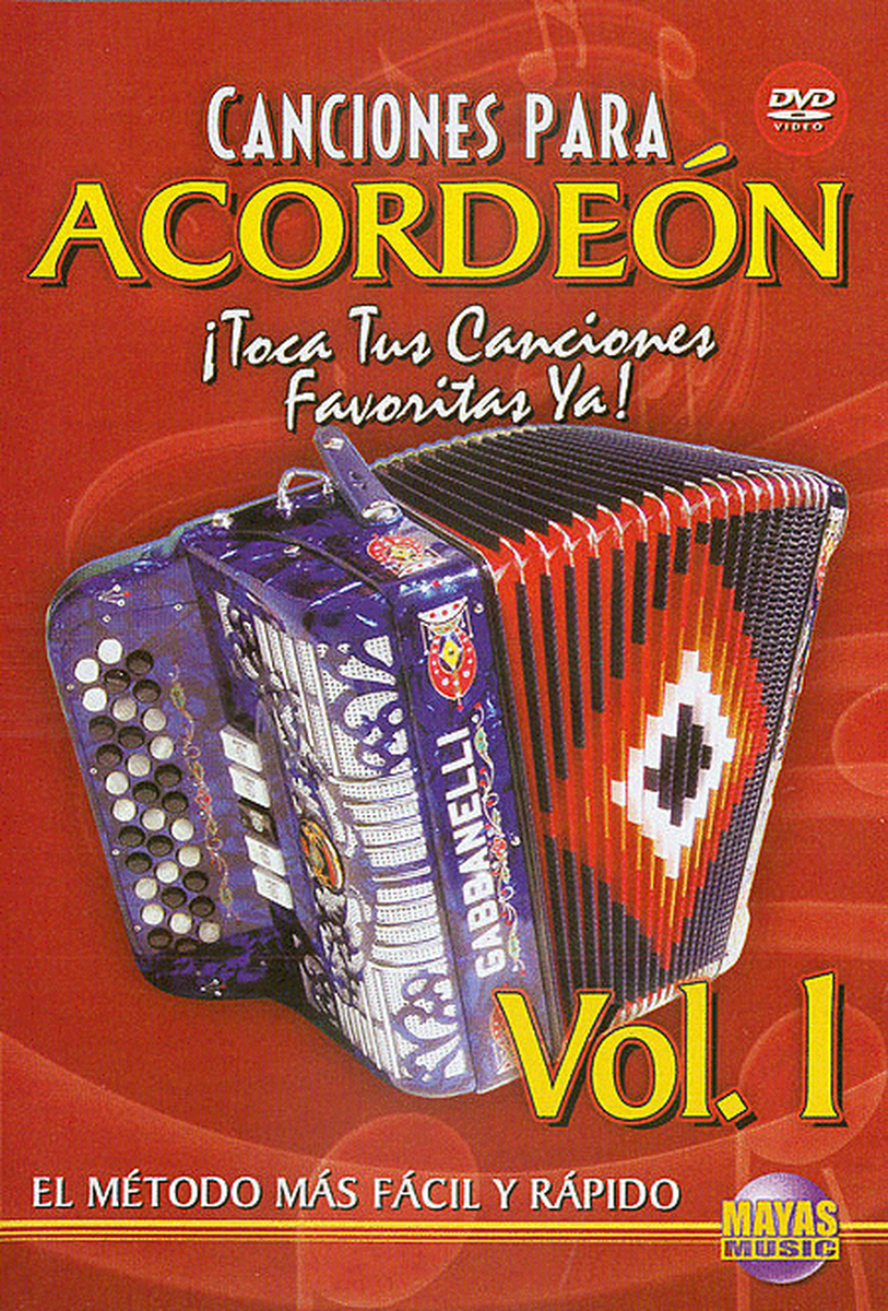 Canciones Para Acordeon Vol. 1, Spanish Only