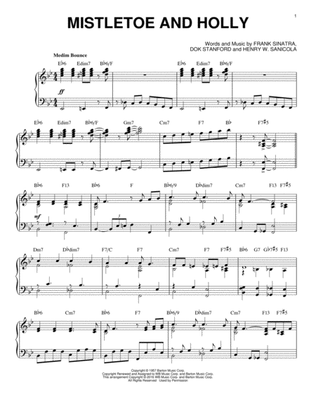 Book cover for Mistletoe And Holly [Jazz version] (arr. Brent Edstrom)