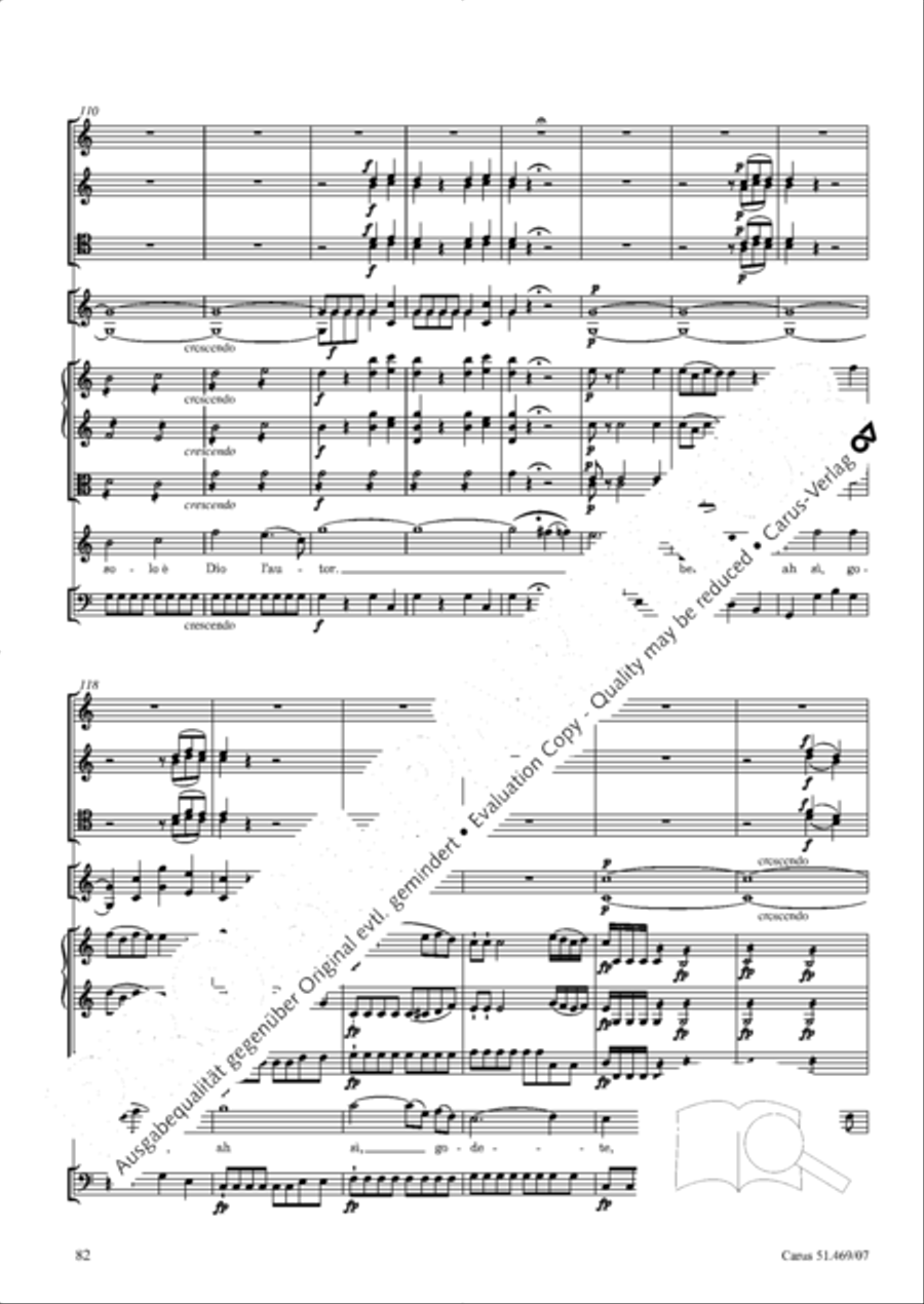 Davide penitente 4-Part scores gallery preview page 95