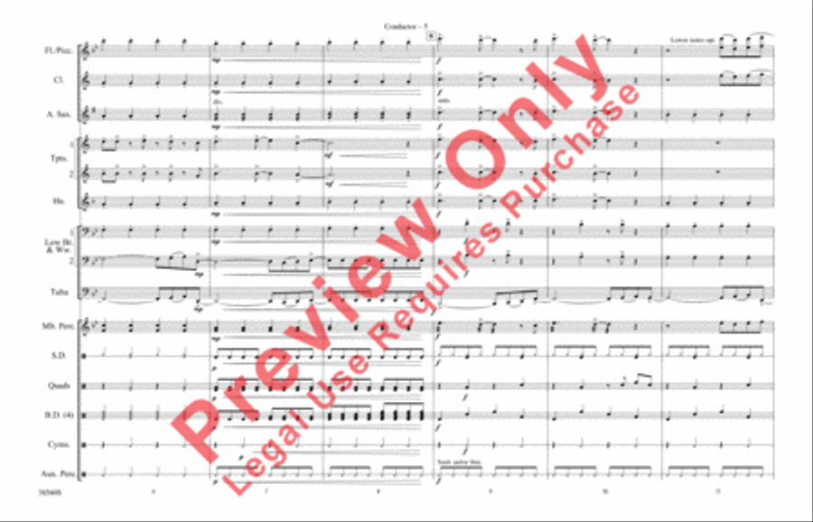 Shorties #18 Marching Band scores gallery preview page 6