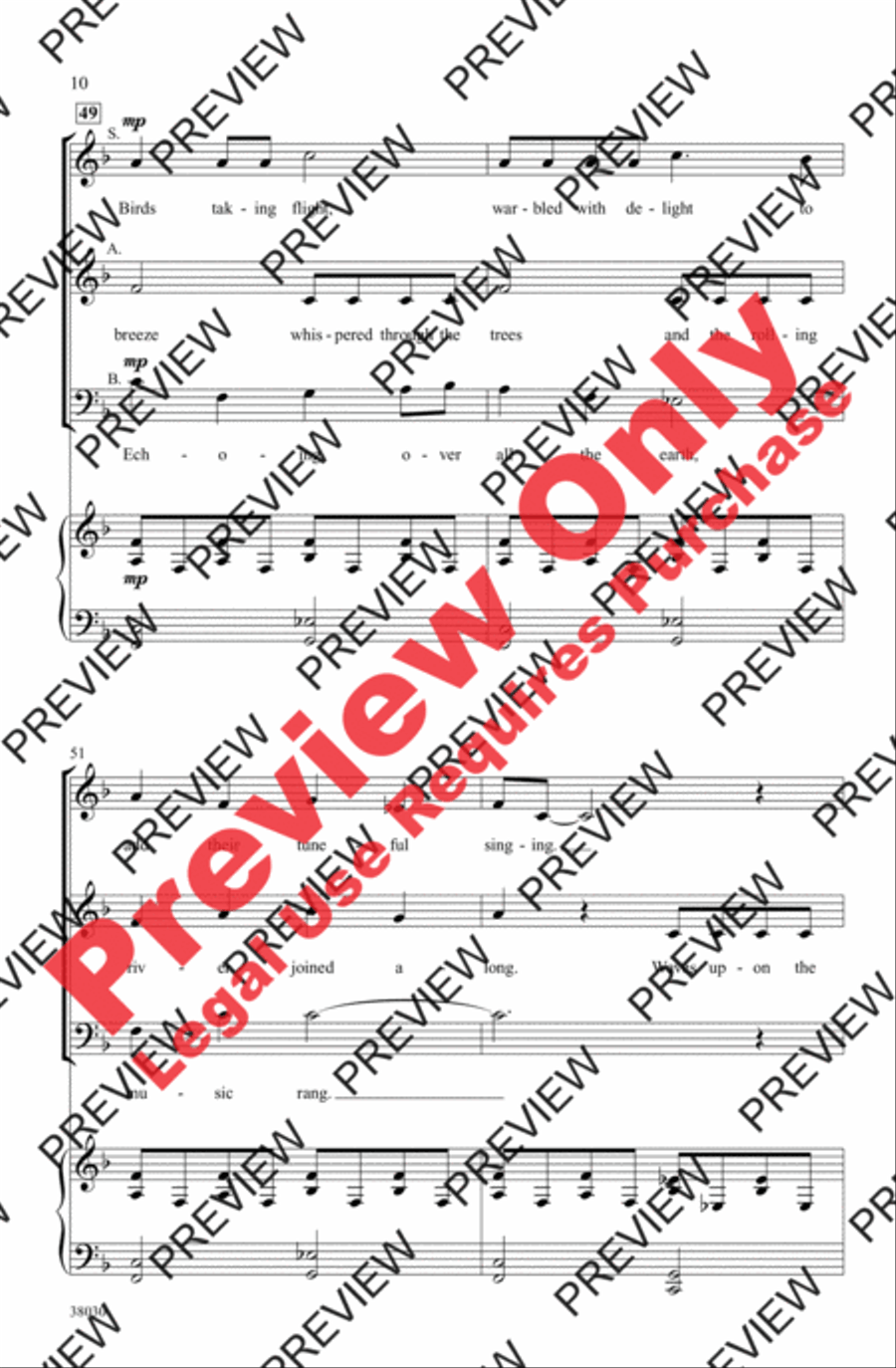 Everyone Sang 3-Part scores gallery preview page 10