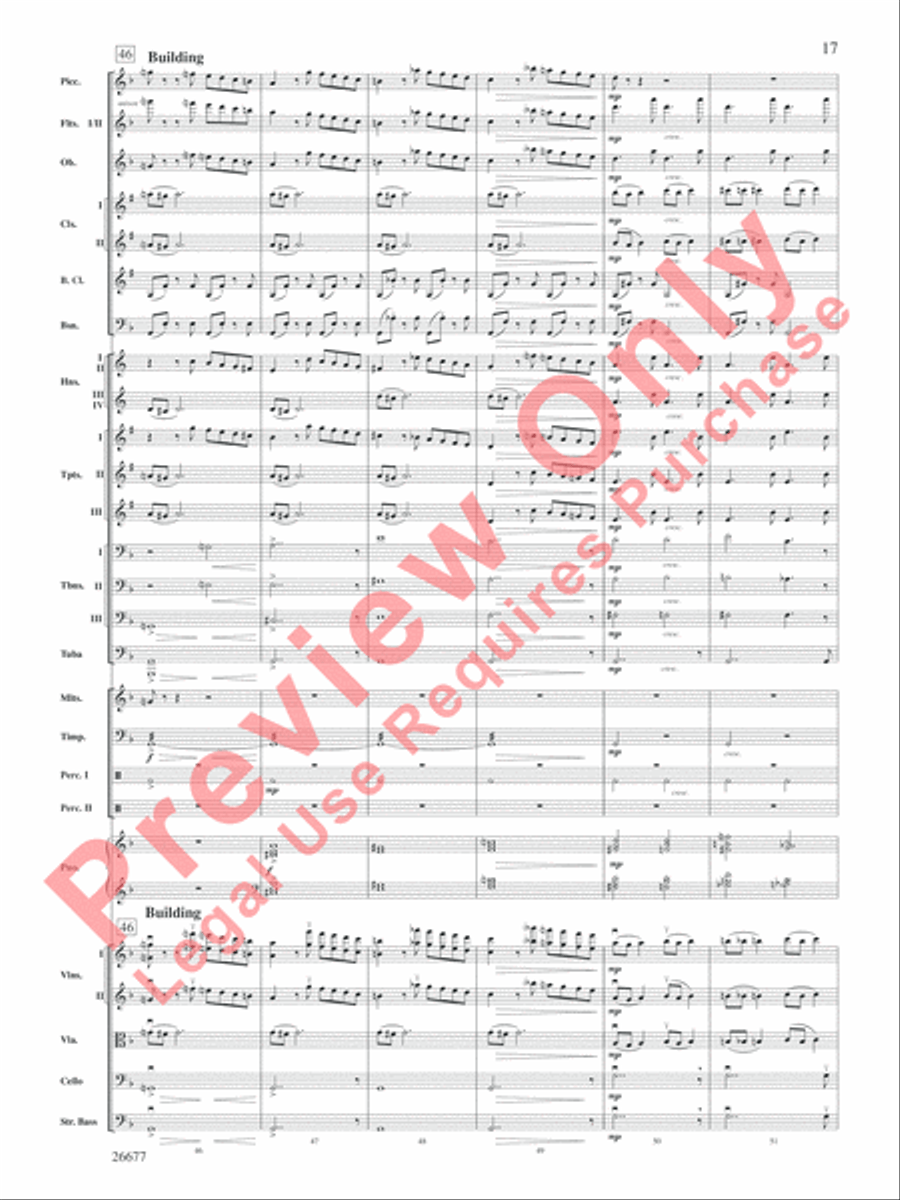 Star Wars Epic -- Part II, Suite from the Full Orchestra scores gallery preview page 18