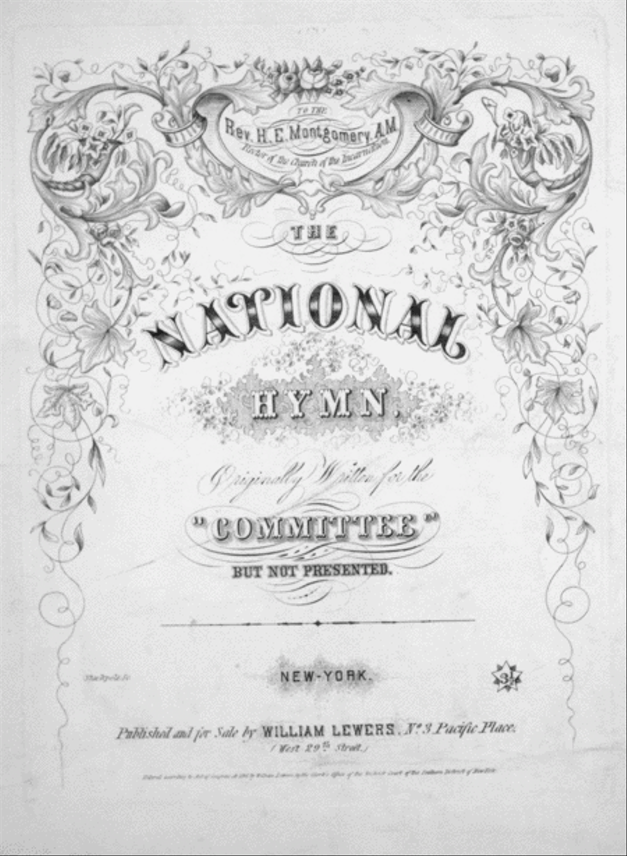 The National Hymn Voice scores gallery preview page 1