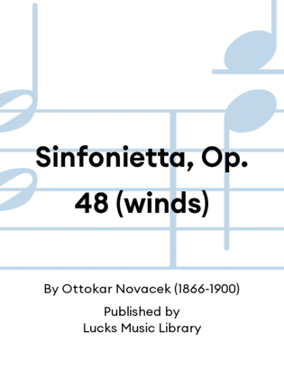 Sinfonietta, Op. 48 (winds)