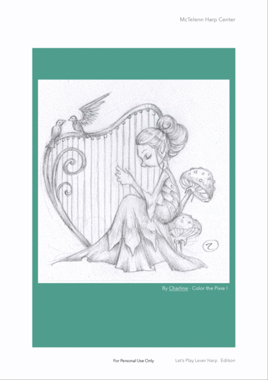 Accordeon Waltz - beginner & 34 String Harp | McTelenn Harp Center Harp scores gallery preview page 2