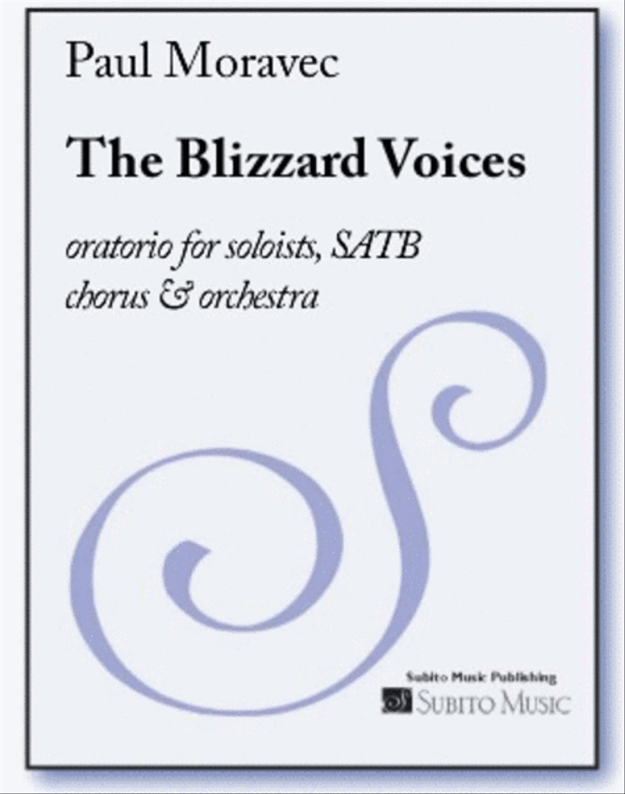 The Blizzard Voices, oratorio 4-Part scores gallery preview page 1