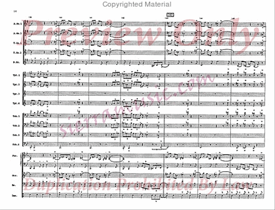 Oolitic Stomp Oolitic Stomp Jazz Ensemble scores gallery preview page 17