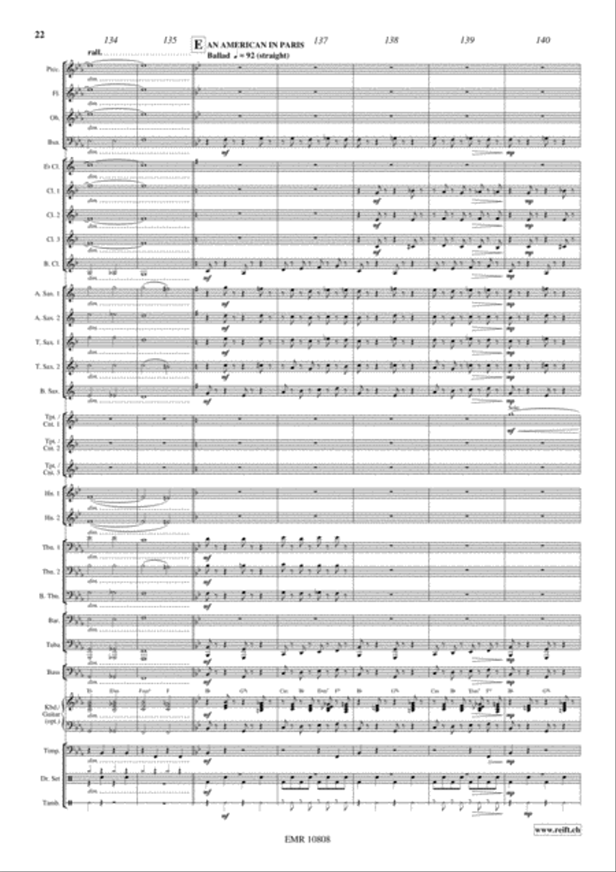 Gershwin Medley Gershwin Medley Concert Band scores gallery preview page 23