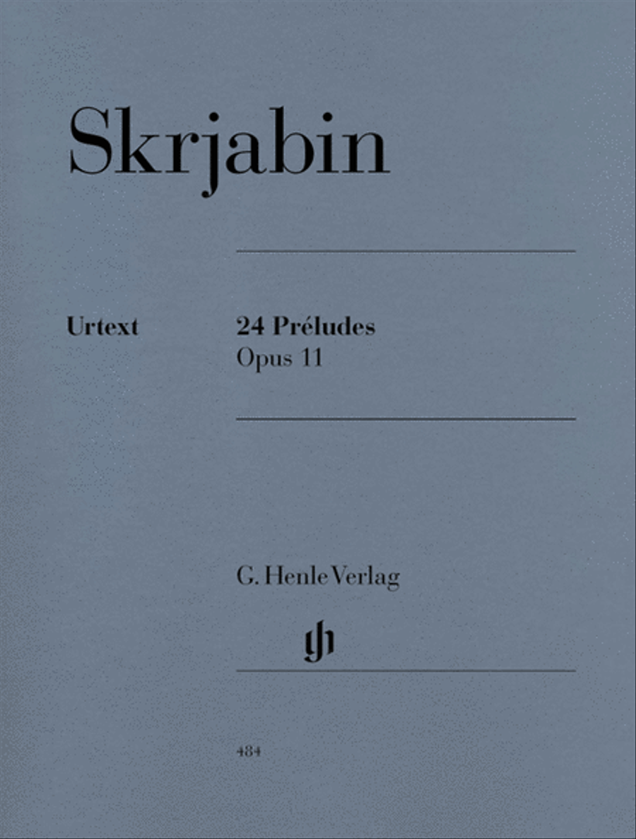 24 Preludes Op. 11 Piano Solo scores gallery preview page 1