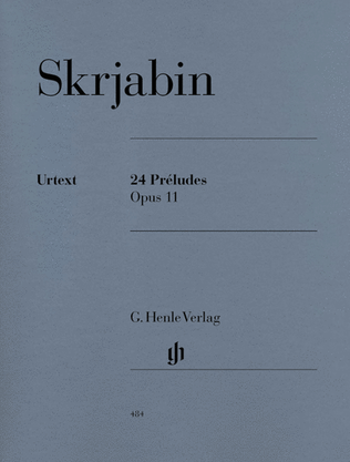 Book cover for 24 Preludes Op. 11