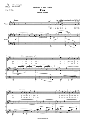 Son, Op. 38 No. 5 (A Major)