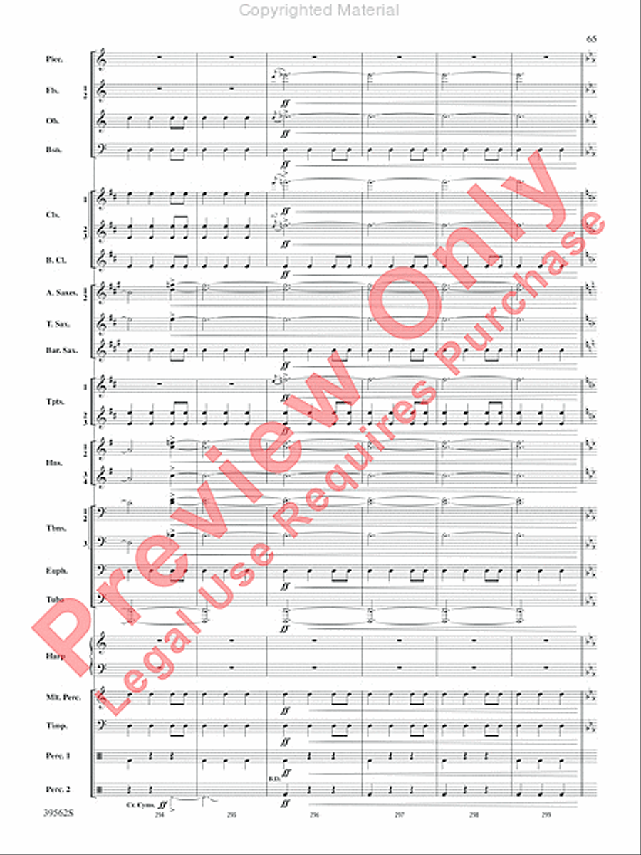 The Complete Harry Potter Concert Band scores gallery preview page 66