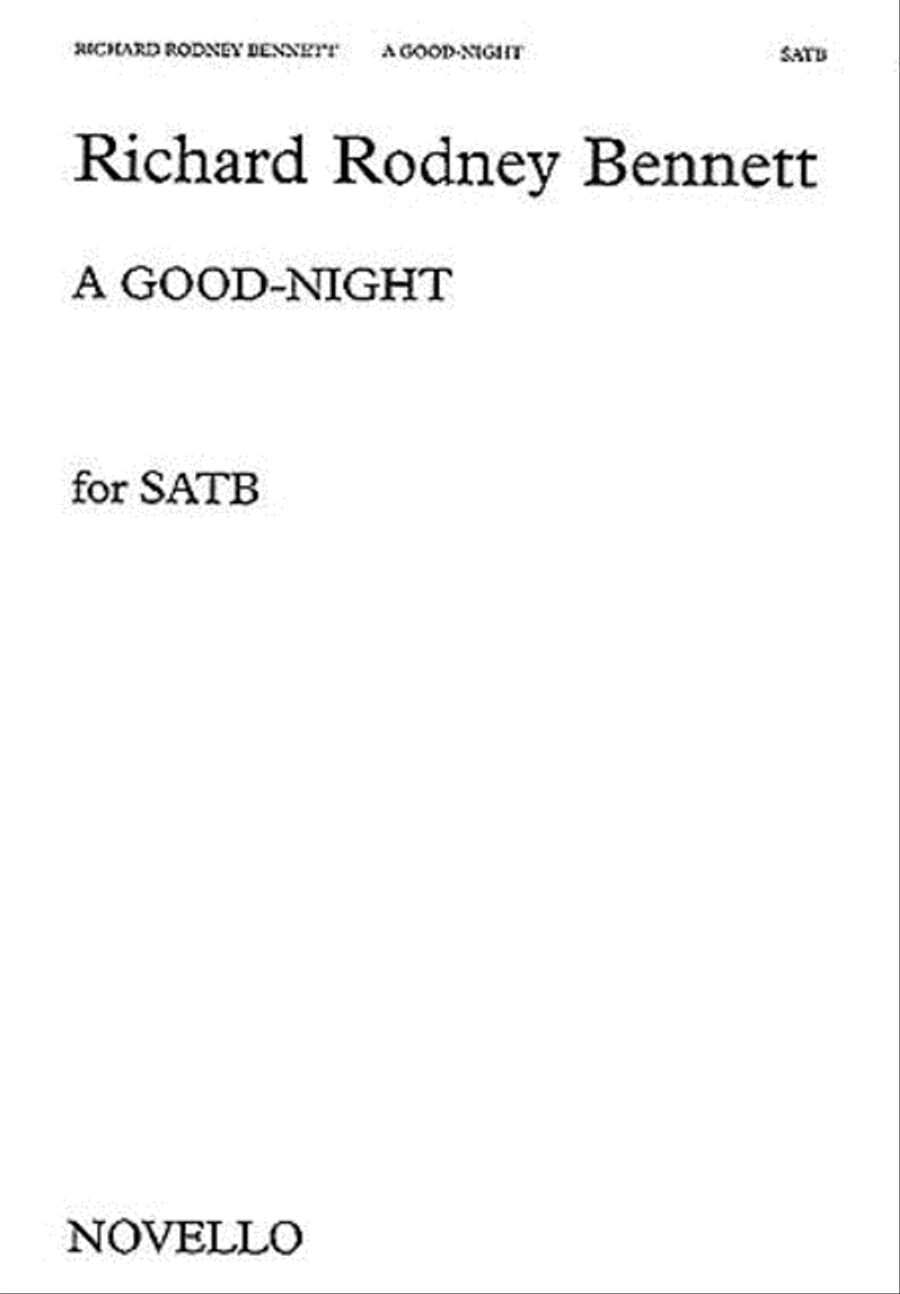 A Good Night 4-Part scores gallery preview page 1