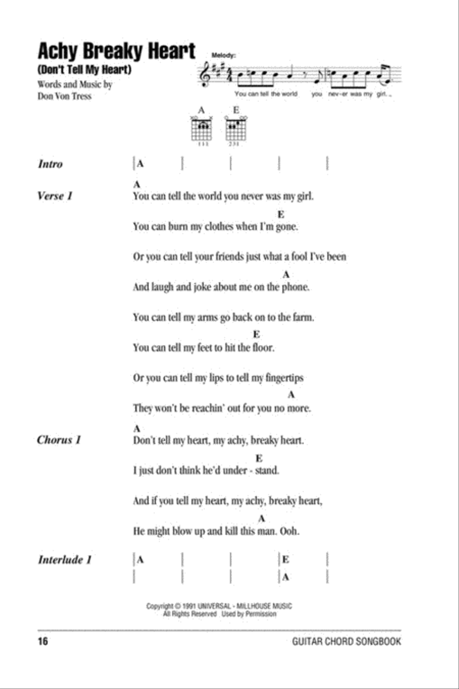 Guitar Chord Songbook White Pages Electric Guitar scores gallery preview page 5
