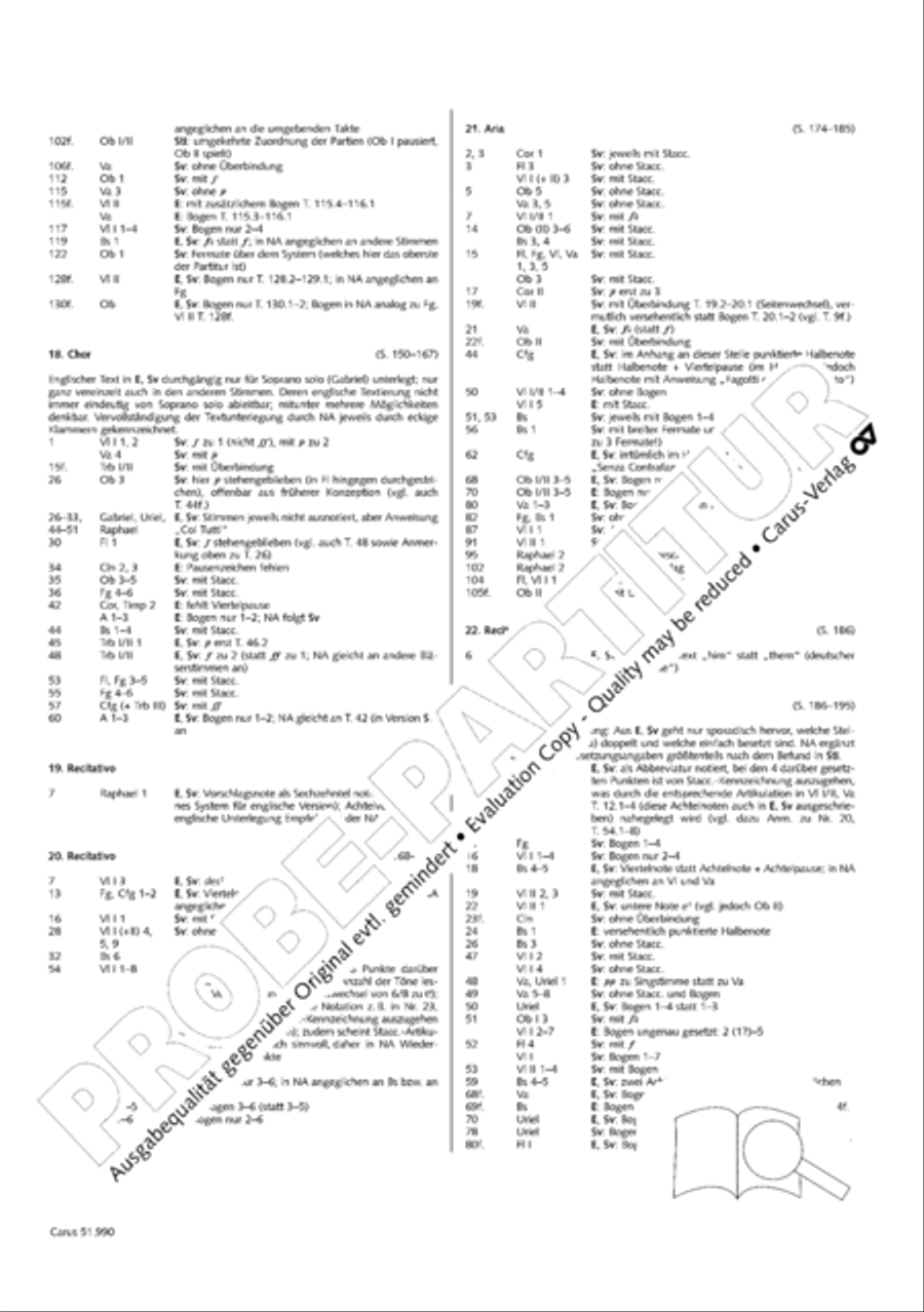 The Creation (Die Schopfung) 4-Part scores gallery preview page 351