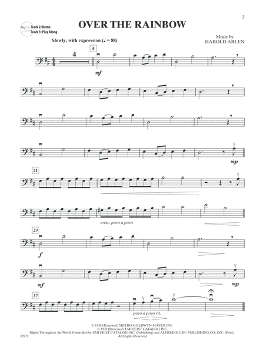 The Wizard of Oz Instrumental Solos for Strings String Orchestra scores gallery preview page 3