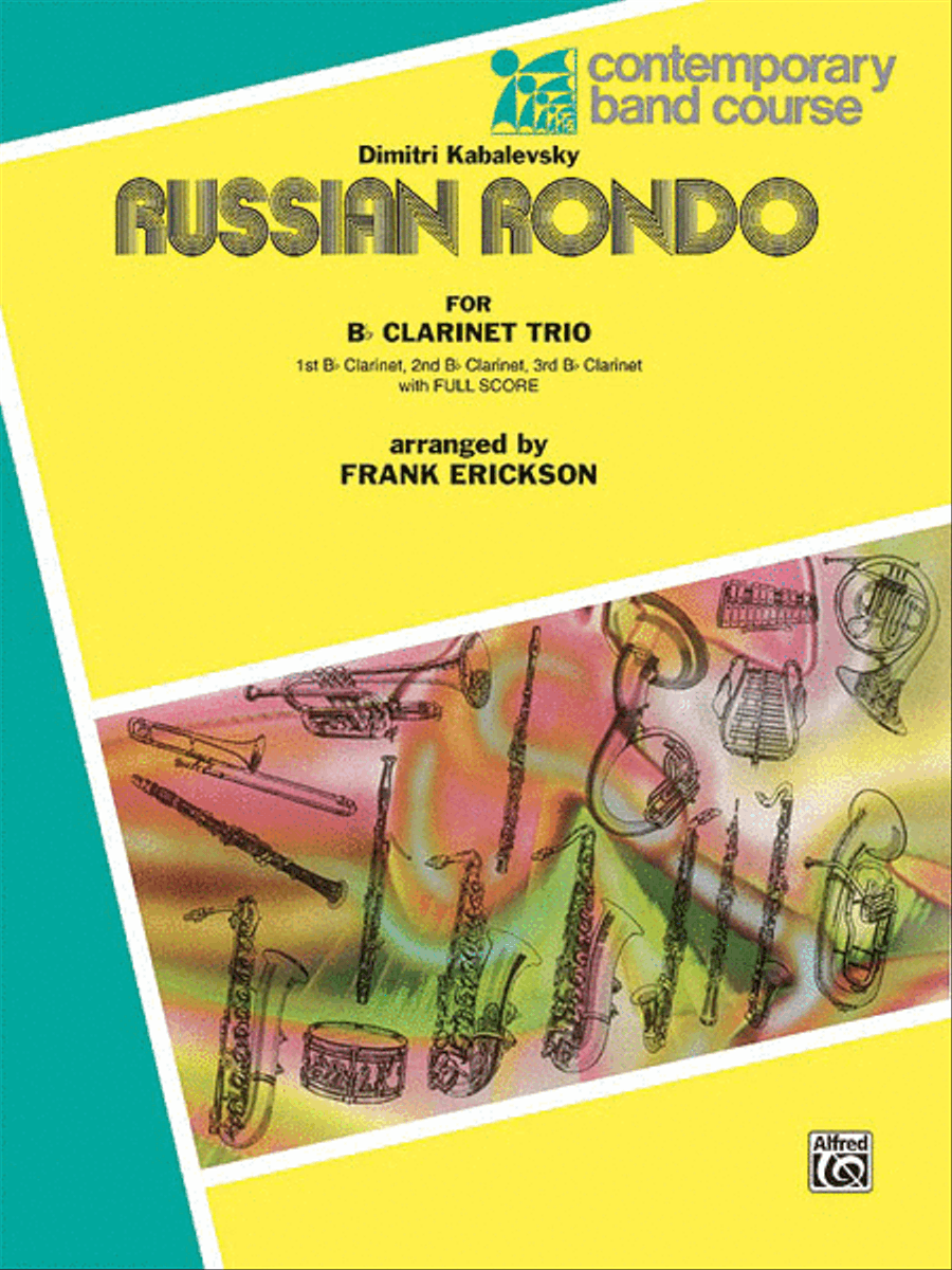 Russian Rondo Clarinet Trio scores gallery preview page 1