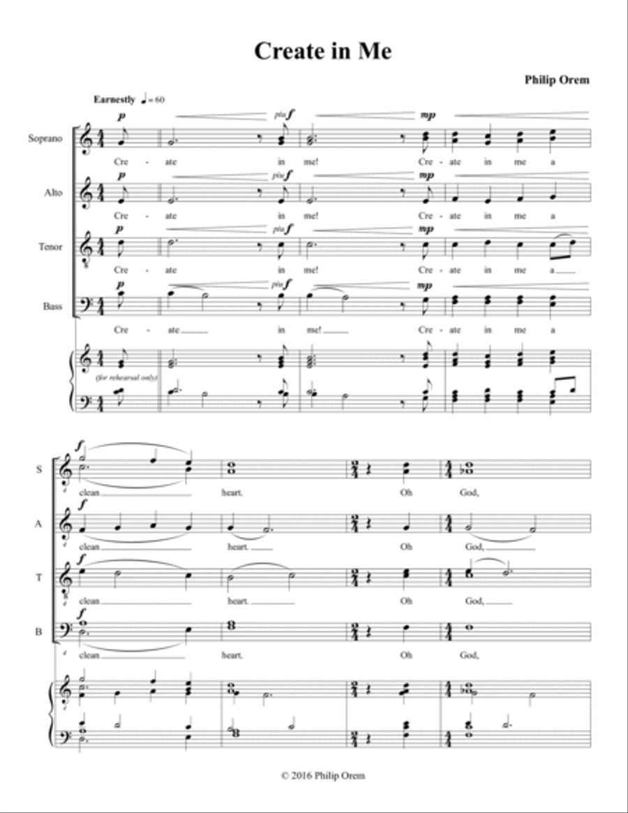 Create in Me Create in Me 4-Part scores gallery preview page 2