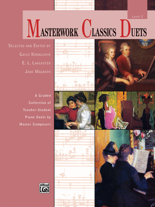 Book cover for Masterwork Classics Duets, Level 2