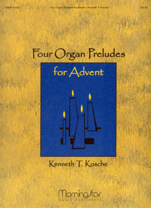 Book cover for Four Organ Preludes for Advent