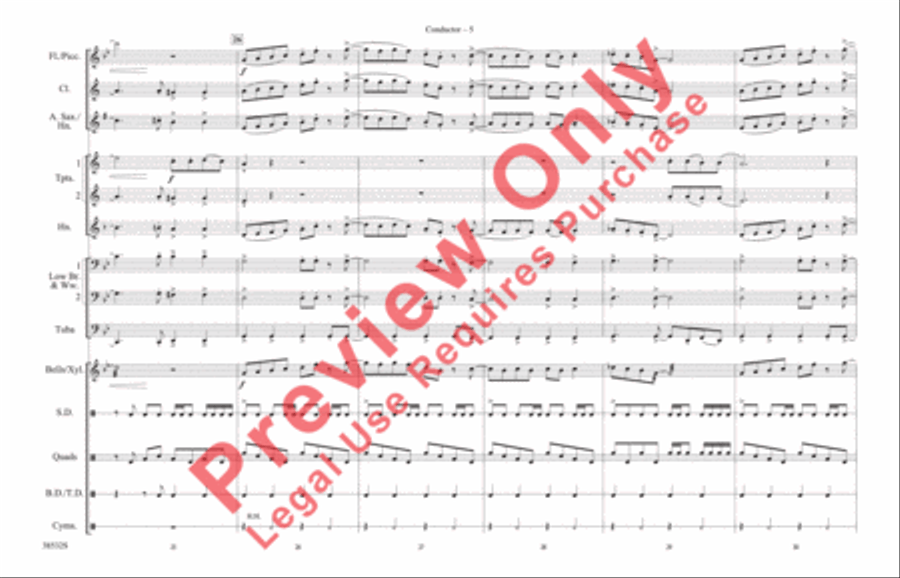 Hot Stuff Marching Band scores gallery preview page 13