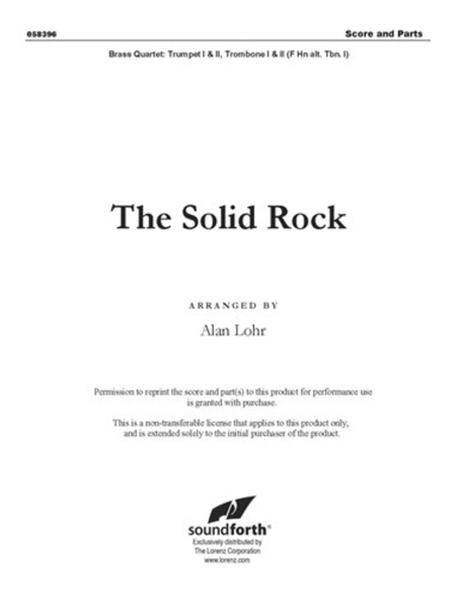 The Solid Rock - Brass Quartet