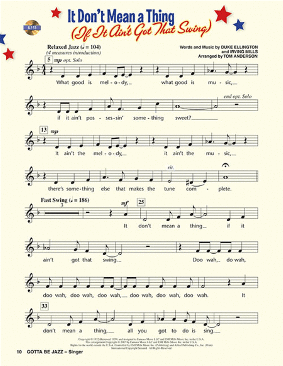 Gotta Be Jazz Choir scores gallery preview page 5