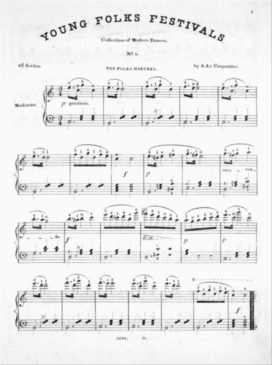 The Polka Mazurka Piano Solo scores gallery preview page 2