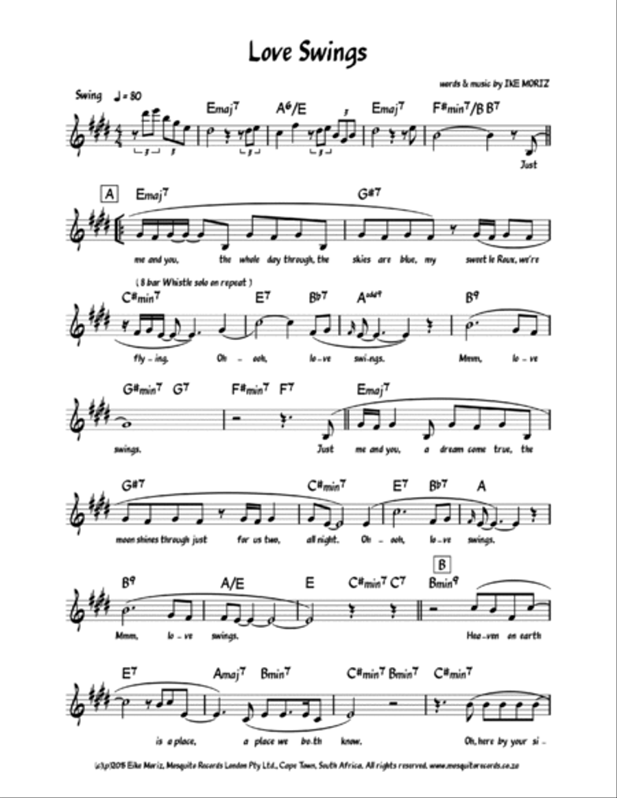 Love Swings Piano scores gallery preview page 2