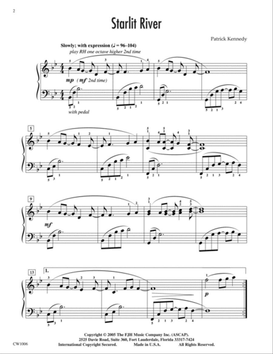 Starlit River Piano Method scores gallery preview page 2