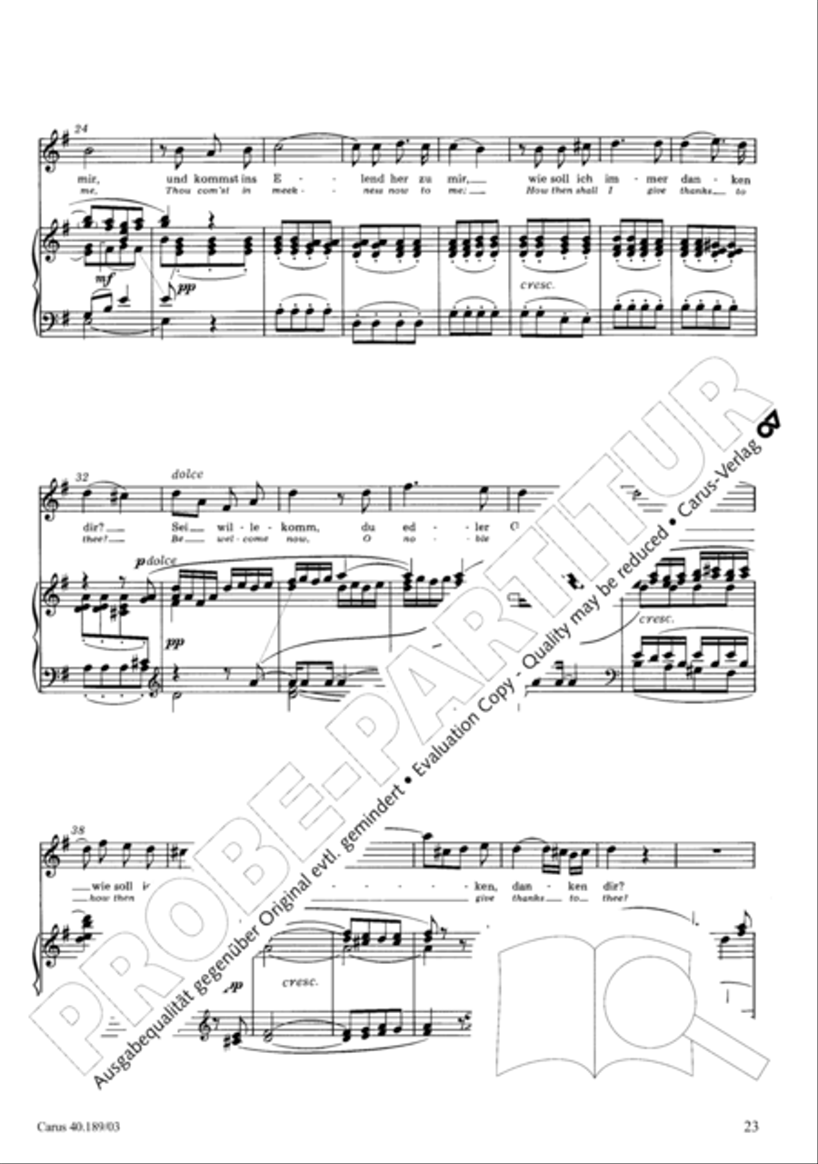 From heav'n on high (Vom Himmel hoch) SSATB scores gallery preview page 24