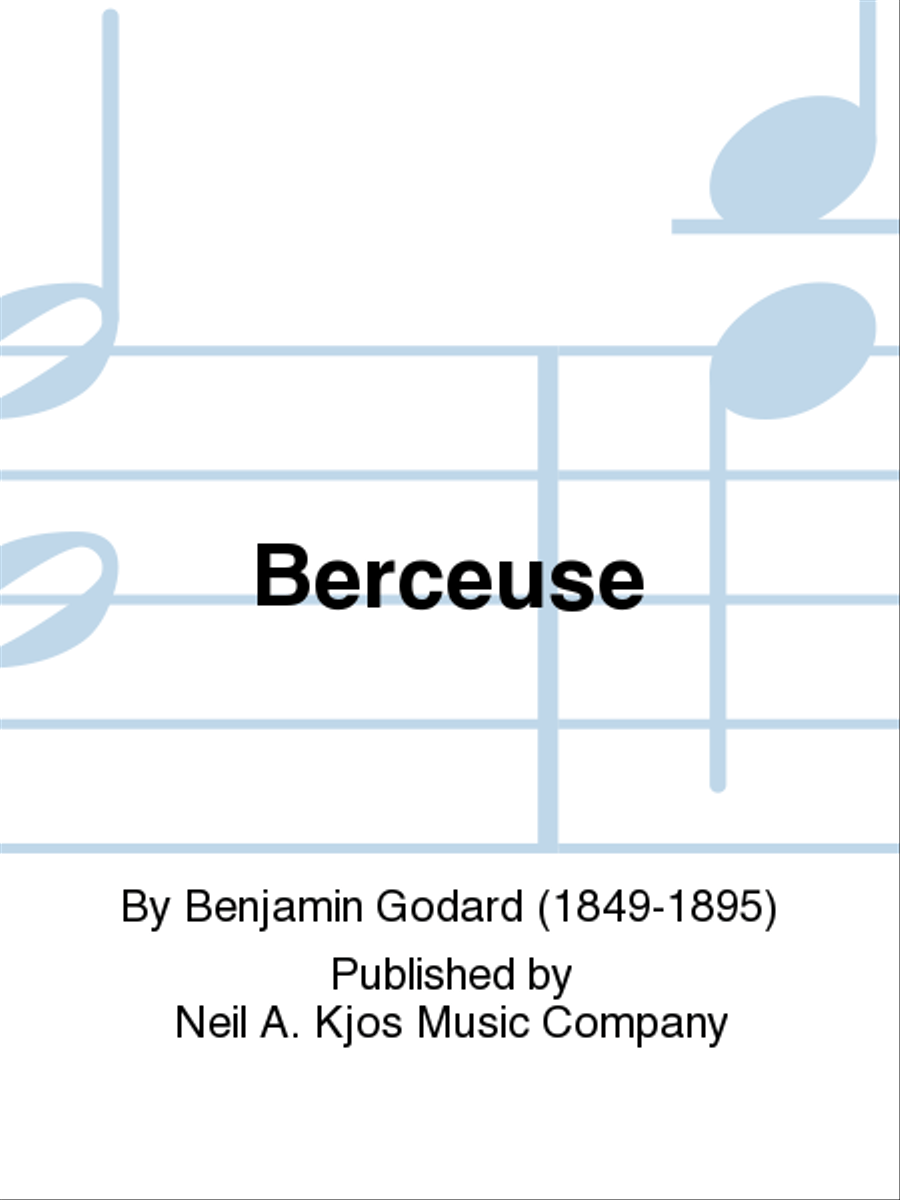Berceuse Piano Accompaniment scores gallery preview page 1
