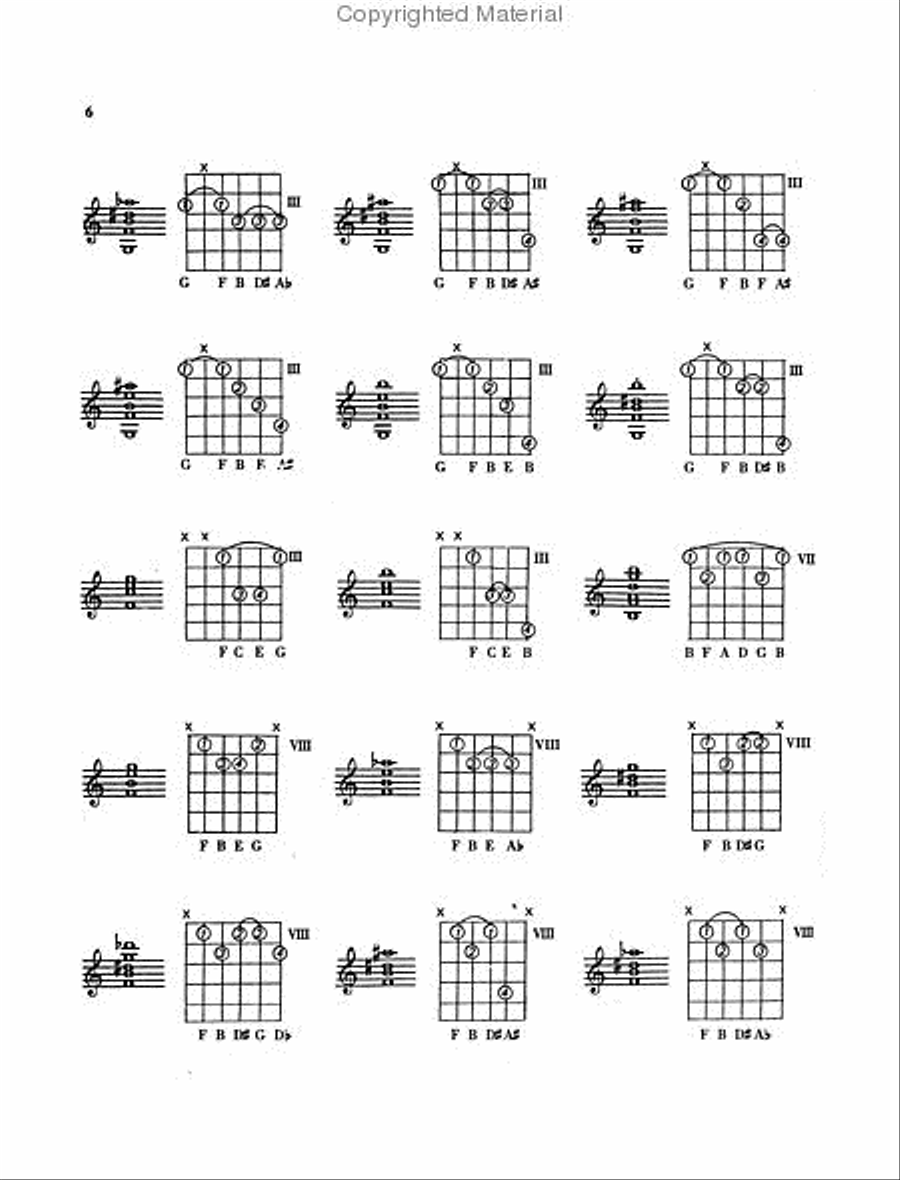 Guitar Chords Guitar Chords Electric Guitar scores gallery preview page 3