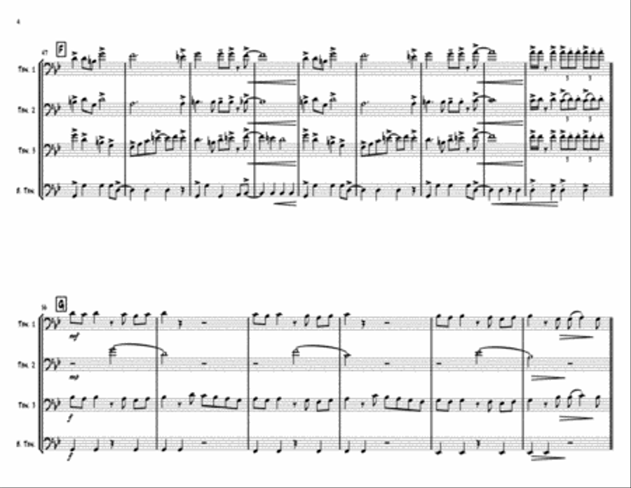Happy Together Brass Ensemble scores gallery preview page 4