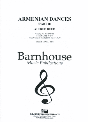 Book cover for Armenian Dances, Part II
