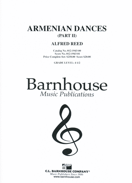 Armenian Dances, Part II image number null