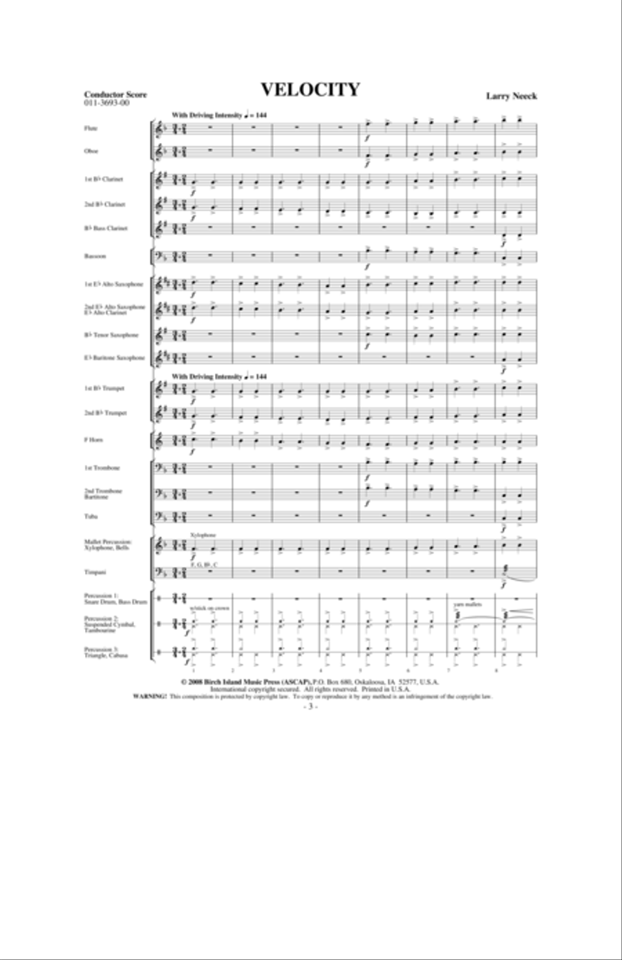 Velocity Concert Band scores gallery preview page 2