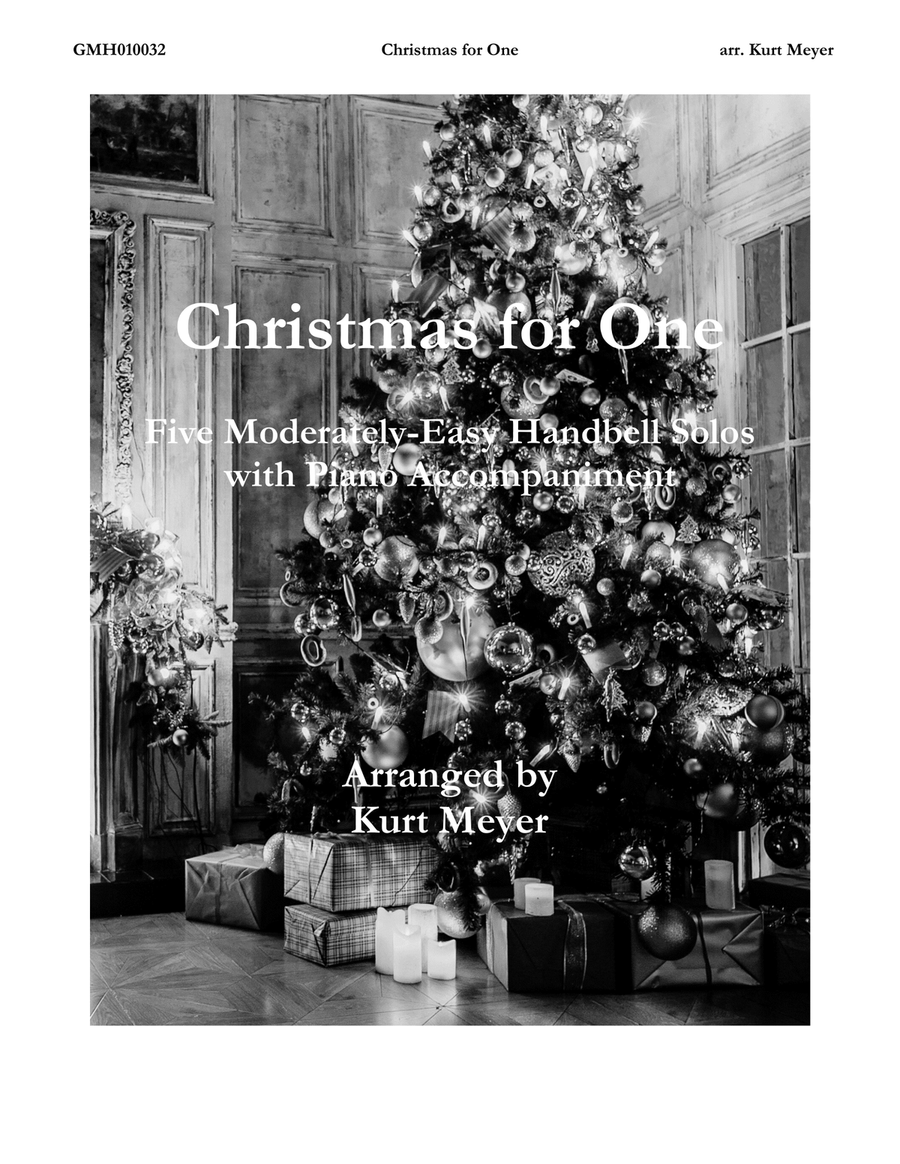 Christmas for One (Five Moderately-Easy Handbell Solos with Piano Accompaniment) Handbell Choir scores gallery preview page 3