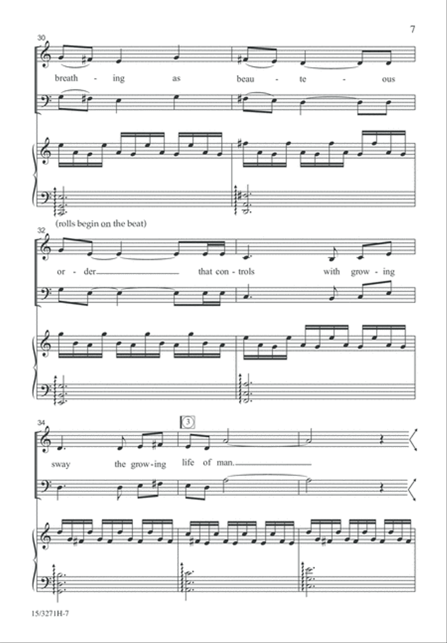 The Choir Invisible The Choir Invisible 4-Part scores gallery preview page 7