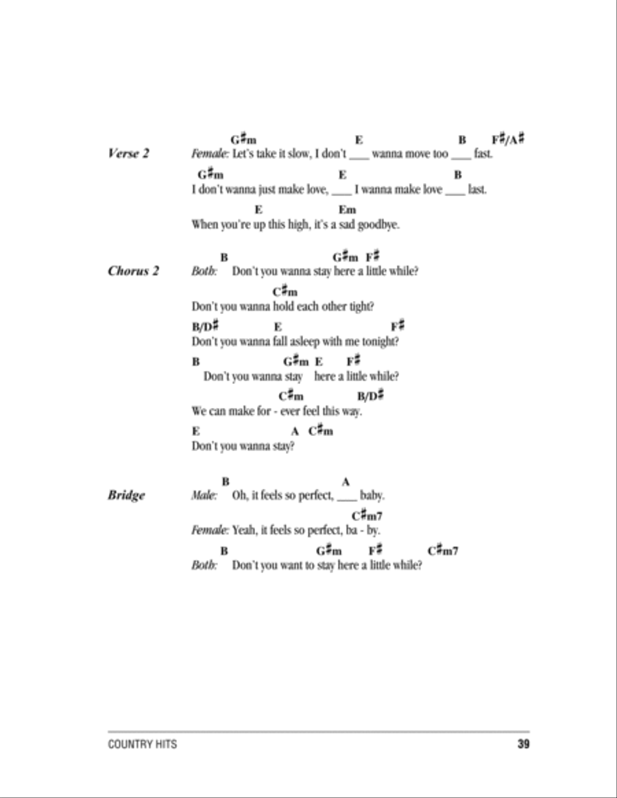 Don't You Wanna Stay Don't You Wanna Stay Acoustic Guitar scores gallery preview page 2