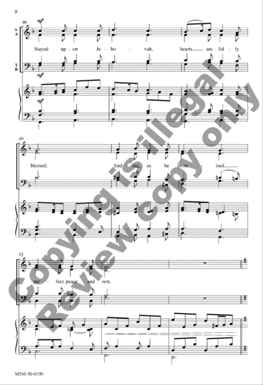 Like a River Glorious Like a River Glorious 4-Part scores gallery preview page 7