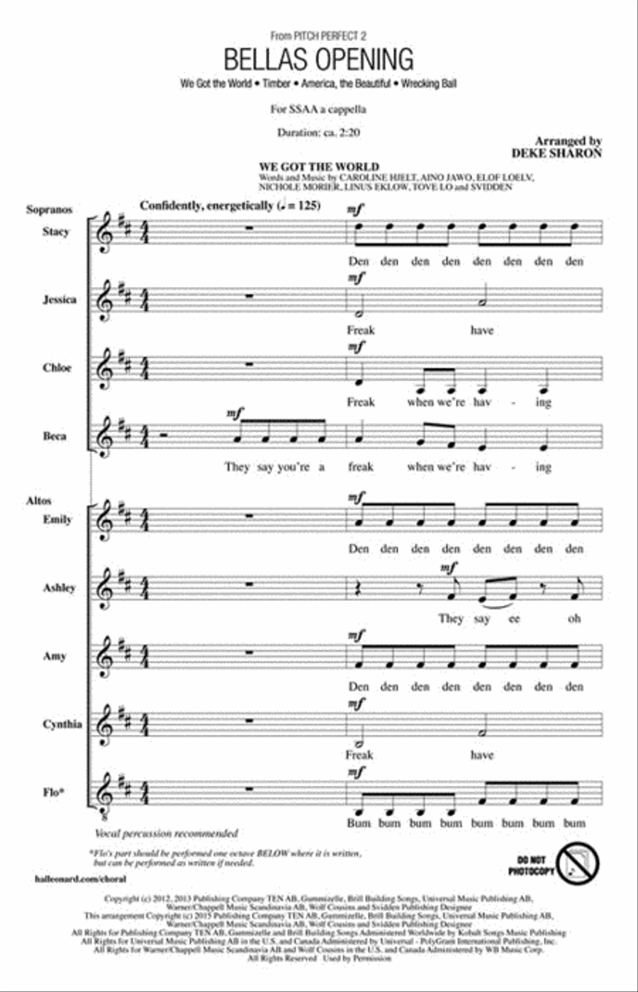 Bella's Opening SSAA scores gallery preview page 2